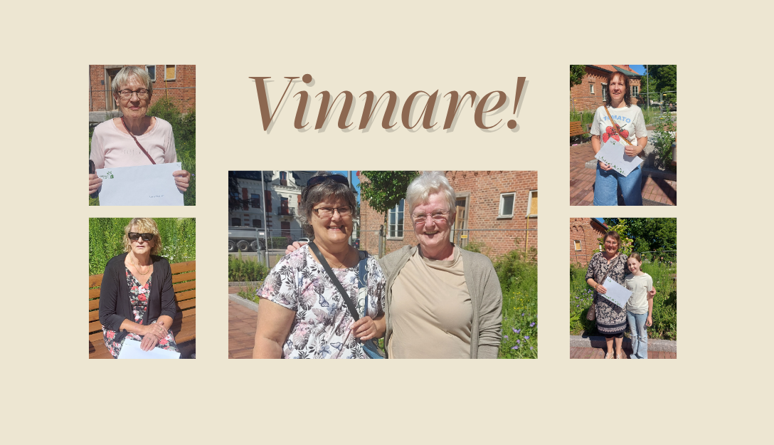 En collage med bilder på personer som har vunnit utlottning av biljetter till Musik i Immeln. 