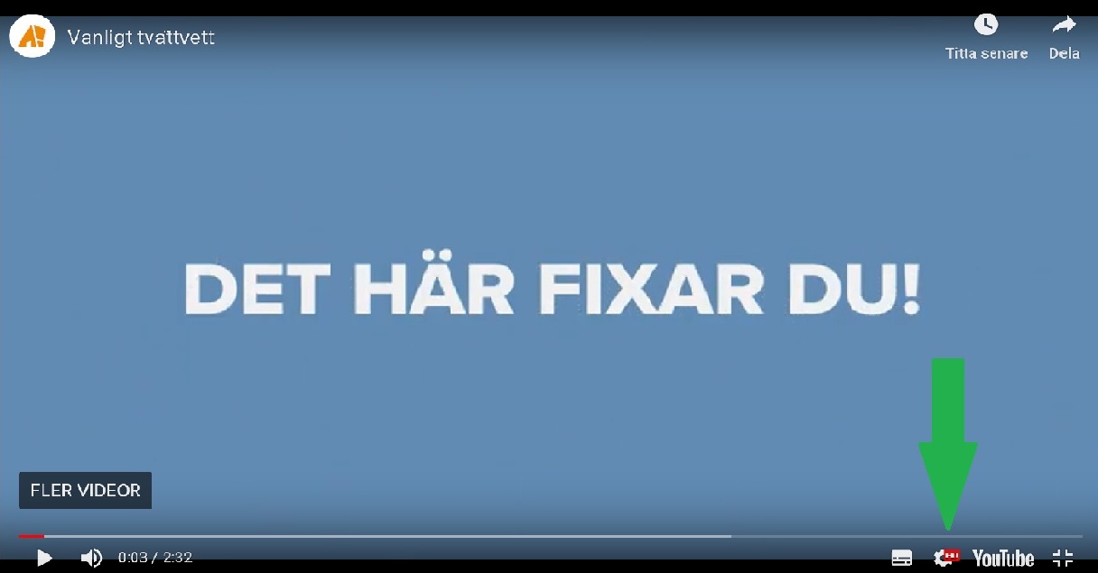 Bild till film med pil